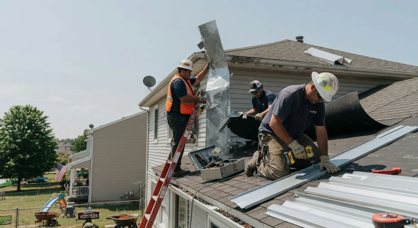 Storm Damage Metal Roof Repair in Essex, CT